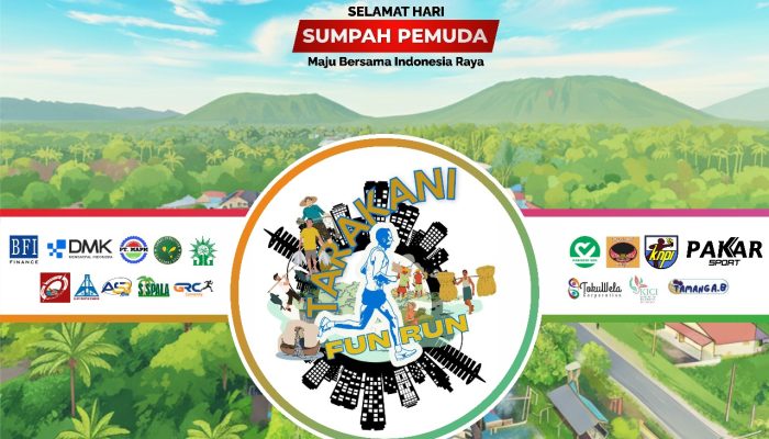 Peringati Hari Sumpah Pemuda, Gabungan Komunitas se-Galela Gelar “Tarakani Fun Run”
