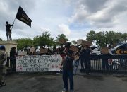 Gelar Aksi, Gamhas Malut Tuntut Pemkot Ternate Tuntaskan Krisis Air bersih.