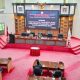 Suasana rapat paripurna ke-5 masa sidang I DPRD Haltim.
