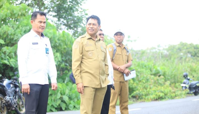 Bupati Haltim Tinjau Lahan Pembangunan Lapas di Maba