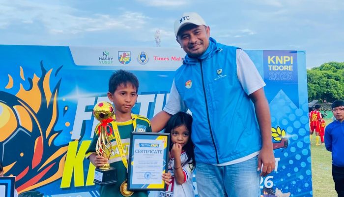 Gelar Piala SSB U-16, KNPI Tidore Terus Genjot Bakat Olahraga