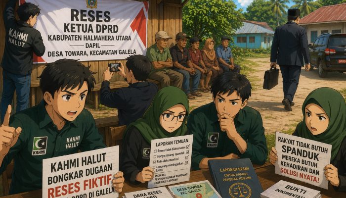 KAHMI Halut Bongkar Dugaan Reses Fiktif Ketua DPRD di Galela